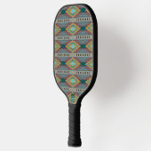 American Southwest Patterned Art And Earthy Colors Pickleball Paddle (Links)