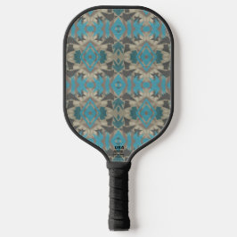 American Southwestern Patterned Art And Colors Pickleball Paddle