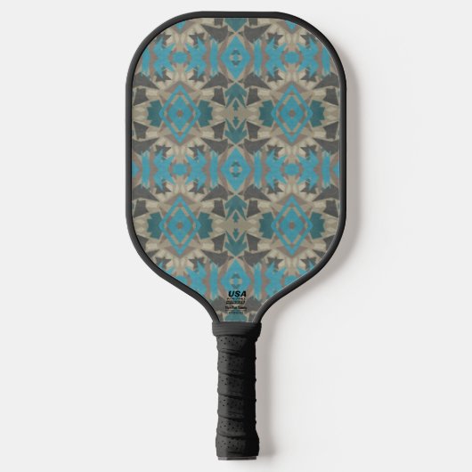 American Southwestern Patterned Art And Colors Pickleball Paddle (Voorkant)
