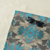 American Southwestern Patterned Art And Colors Strandlaken (In situ)