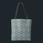 American Southwestern Patterned Art And Colors Tote Bag<br><div class="desc">Tote Bag all over print shoulder style fashion statement stylish storage accessory printed with a American Southwestern Patterned Art And Colors graphic design illustration by TheFabricSeal at Zazzle #ZazzleMade https://www.zazzle.com/store/thefabricseal This American Indian Tribal Geometric Art Style drawing image is a beautiful mirrored repeated alternating half brick step pattern design with...</div>
