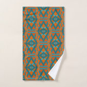 American Southwestern Style Pattern And Colors Art Bad Handdoek (Handdoek)