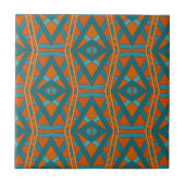 American Southwestern Style Pattern And Colors Art Tegeltje (Voorkant)