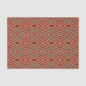 American Southwestern Tribal Pattern Art And Color Tissuepapier (Voorkant)