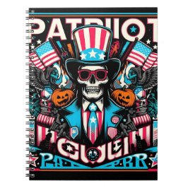 American Spirit Festival in de stijl van de Pop Notitieboek