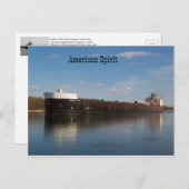American Spirit postcard Briefkaart (Voorkant / Achterkant)
