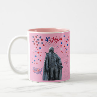 American Spirit Shine roze Tweekleurige Koffiemok