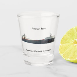American Spirit shot glas