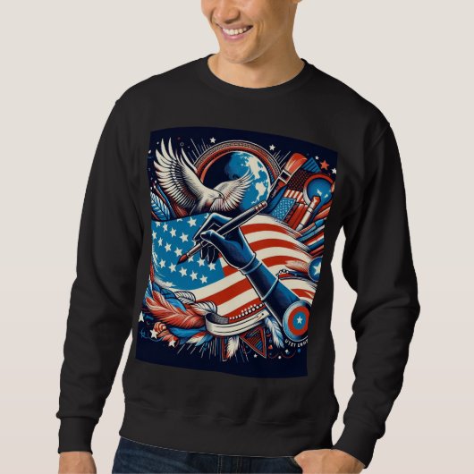 American Spirit: The Latest Hoodie Trends Trui (Voorkant)