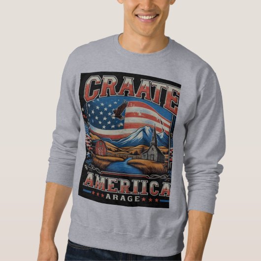 American Spirit: The Latest Hoodie Trends Trui (Voorkant)