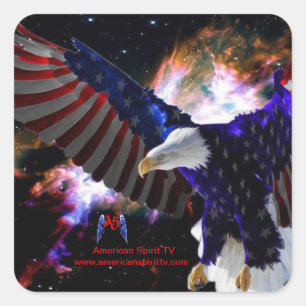 American Spirit TV - VS Eagle Sticker