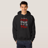 American Sport Baseball Player Ma Moederdag Bas Hoodie (Voorkant volledig)