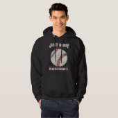 American Sport Fan Baseball  Boys Batter Baseball Hoodie (Voorkant volledig)