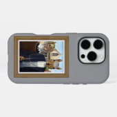 American Squirrel Gothic - grappig iPhone Hoesje (Achterkant horizontaal)