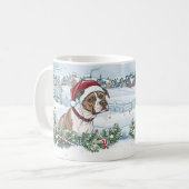 American Staffordshire Christmas Koffiemok (Voorkant links)
