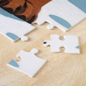 American Staffordshire Christmas Snow Holiday Legpuzzel (Zijkant)