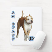 American Staffordshire Dad 4 Muismat (Met muis)