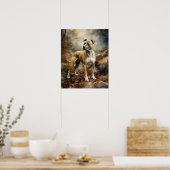 American Staffordshire Dog Art Print Poster (Keuken)