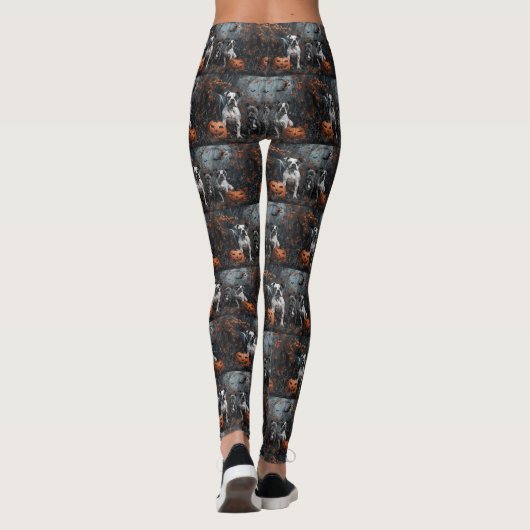 American Staffordshire Halloween Night Doggy Leggings (Achterkant)