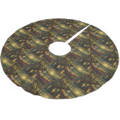 American Staffordshire kerstvakantie Kerstboom Rok (Gekanteld)