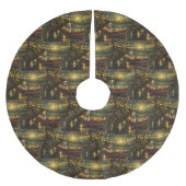 American Staffordshire kerstvakantie Kerstboom Rok (Voorkant)