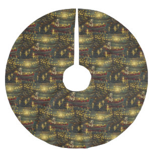 American Staffordshire kerstvakantie Kerstboom Rok