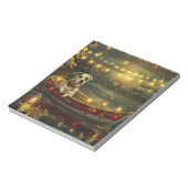 American Staffordshire kerstvakantie Notitieblok (Linkerzijde)