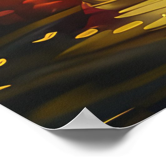 American Staffordshire kerstvakantie Poster (Hoek)