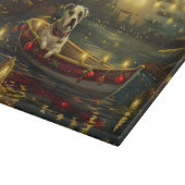 American Staffordshire kerstvakantie Snijplank (Hoek)