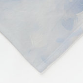 American Staffordshire liet het sneeuwKerstmis Fleece Deken (Hoek)