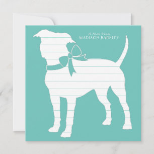 American Staffordshire Pit Bull Bedankkaart