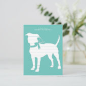 American Staffordshire Pit bull Dog Puppy Bedankkaart (Staand voorkant)