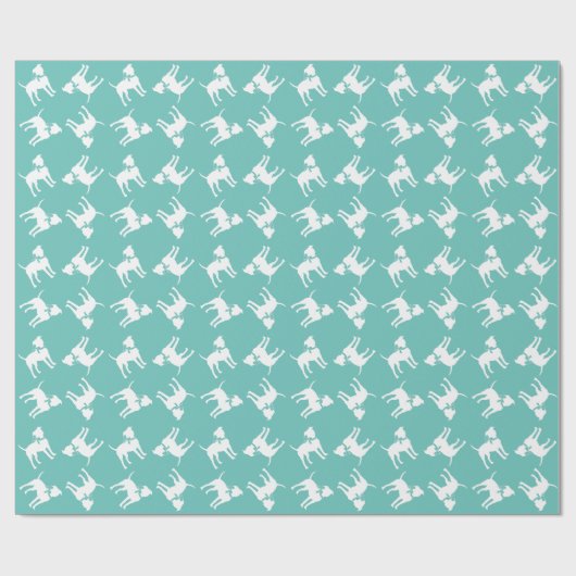 American Staffordshire Pit bull Dog Puppy Cadeaupapier (Vlak)