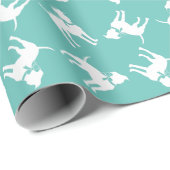 American Staffordshire Pit bull Dog Puppy Cadeaupapier (Rol Hoek)