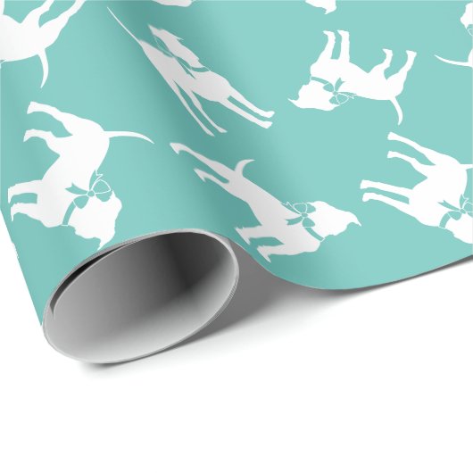 American Staffordshire Pit bull Dog Puppy Cadeaupapier (Rol Hoek)