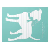 American Staffordshire Pit bull Dog Puppy Notitieblok (Voorkant)