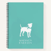 American Staffordshire Pit bull Dog Puppy Notitieboek (Voorkant)