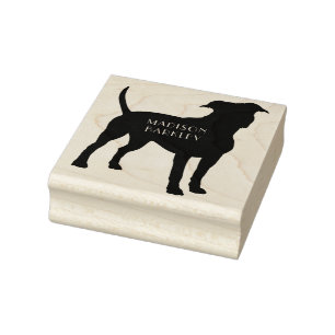 American Staffordshire Pit bull Dog Puppy Rubberstempel