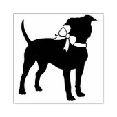 American Staffordshire Pit bull Dog Puppy Rubberstempel (Afrduk)