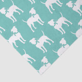 American Staffordshire Pit bull Dog Puppy Tissuepapier (Detail)