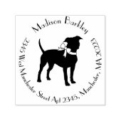 American Staffordshire Pit Bull Zelfinktende Stempel (Design)