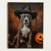 American Staffordshire Pompoenen Halloween Scary Planner (Voorkant)