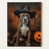 American Staffordshire Pompoenen Halloween Scary Planner (Achterkant)