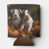 American Staffordshire Puppy Herfst Verrukking Blikjeskoeler (Achterkant)