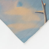 American Staffordshire Riding Motorcycle Kerstmis Fleece Deken (Hoek)