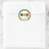 American Staffordshire Ronde Sticker (Tas)