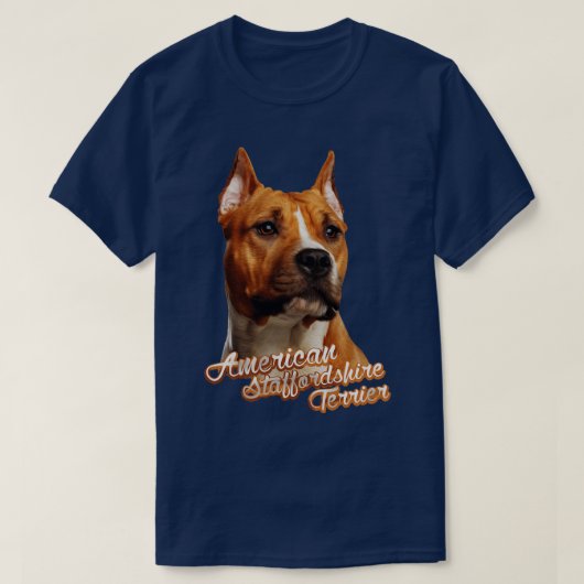American Staffordshire Terrier Amstaff (25) T-shirt (Design voorkant)