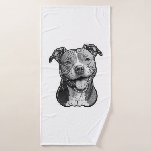 American Staffordshire Terrier Badhanddoek (Badhanddoek)