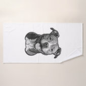 American Staffordshire Terrier Badhanddoek (Badhanddoek)