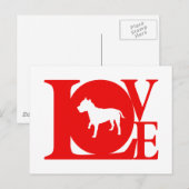 American Staffordshire Terrier Briefkaart (Voorkant / Achterkant)